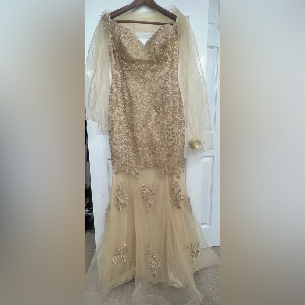Champagne gold Gown